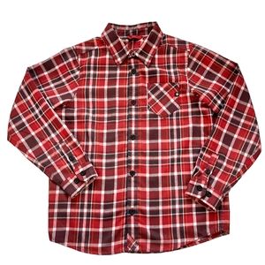 Marmot Shirt Plaid Button-Down Boy's Size Large (10-12)